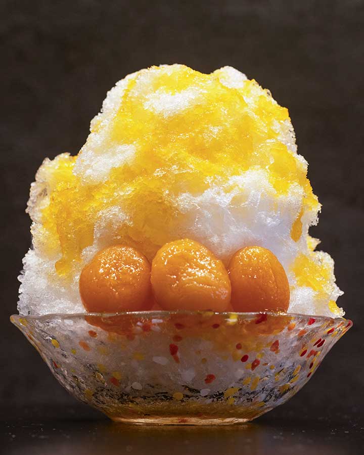 Shaved ice Apricot